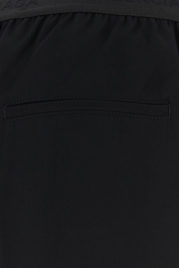 BALENCIAGA | Black viscose wide-leg pant