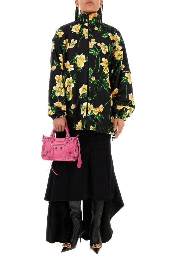 BALENCIAGA | Fucsia leather Neo Cagole Tote S handbag