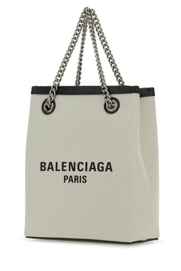 BALENCIAGA | Sand canvas Duty Free handbag