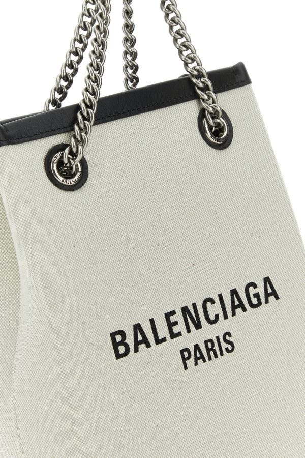 BALENCIAGA | Sand canvas Duty Free handbag