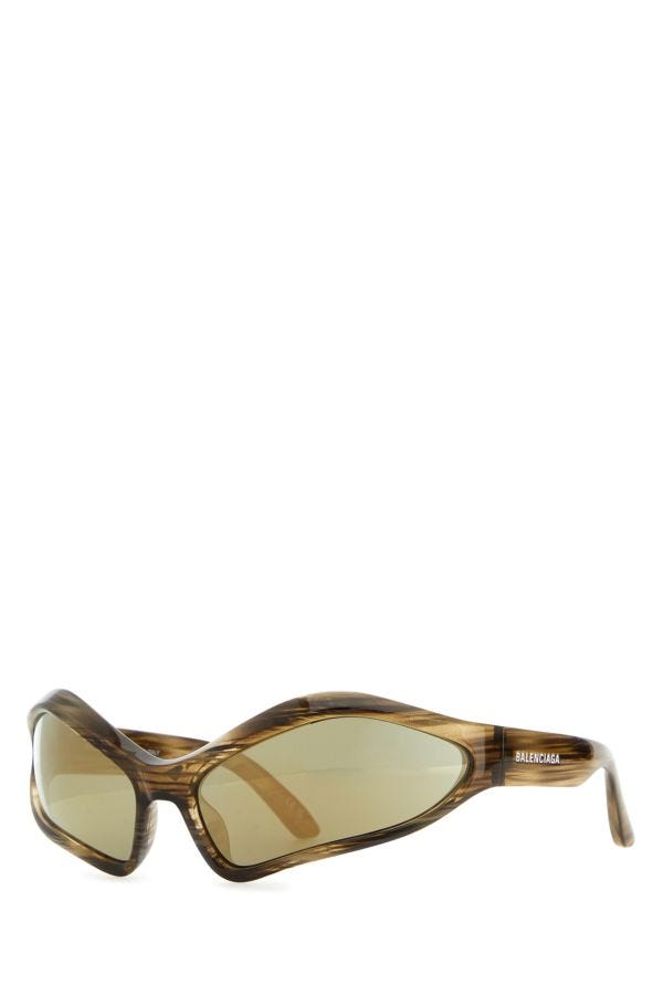 BALENCIAGA | Multicolor acetate Fennec Oval sunglasses