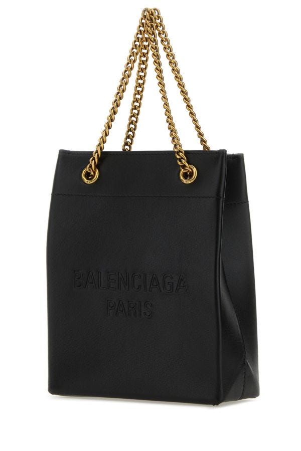 BALENCIAGA | Black leather Duty Free handbag