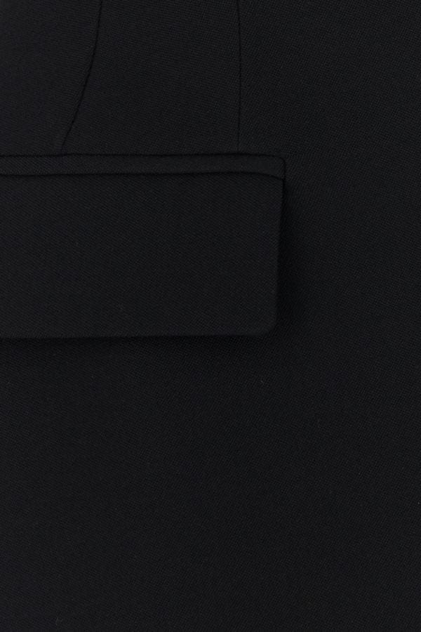 VERSACE | Black grain de poudre blazer