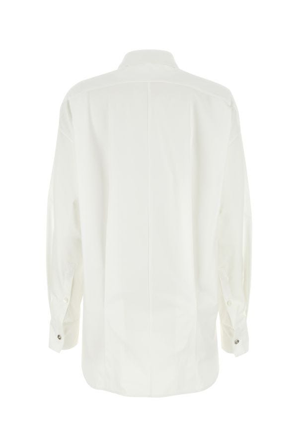 VERSACE | White poplin oversize shirt