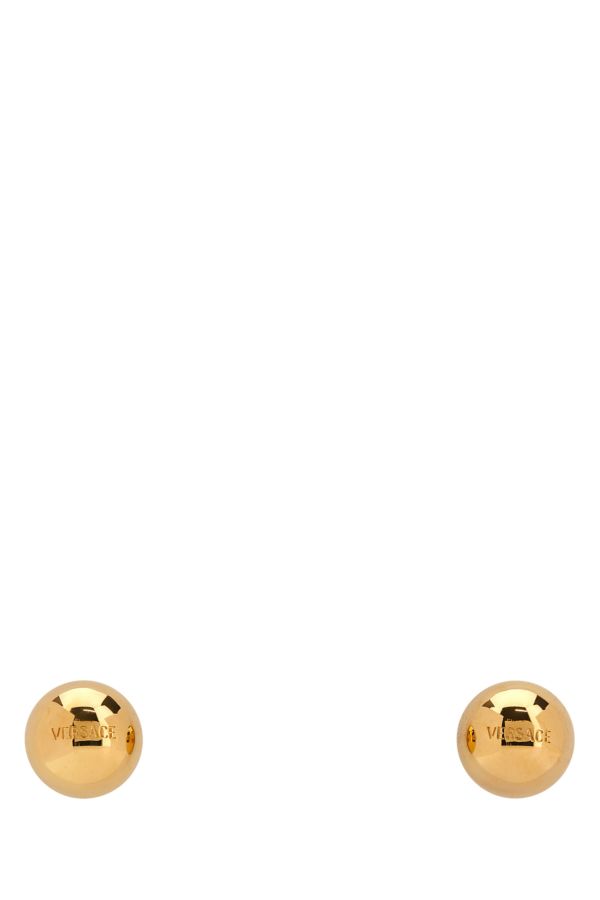 VERSACE | Golden metal earrings