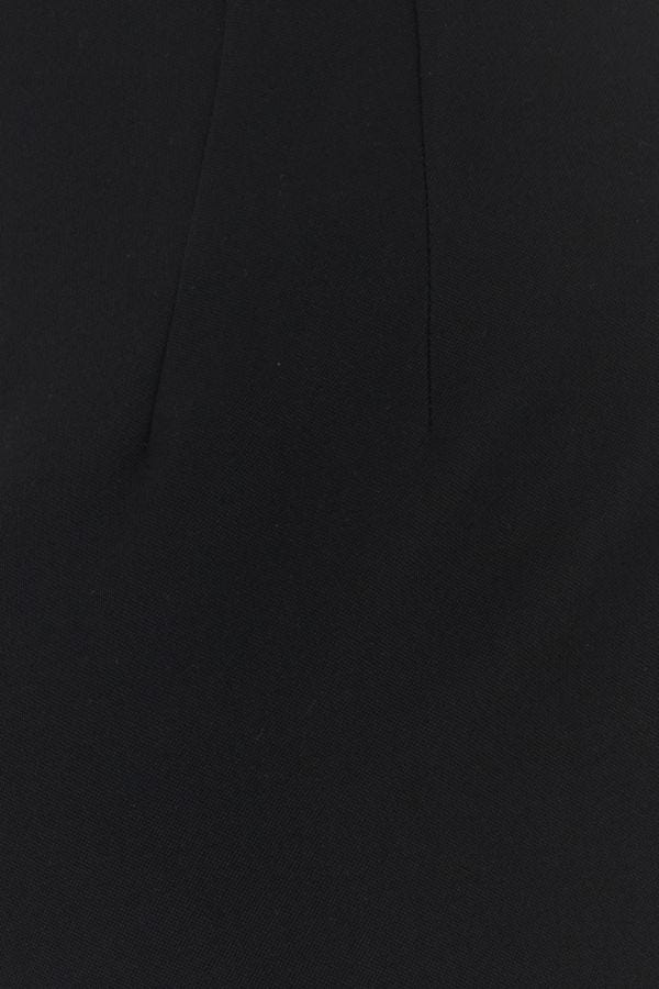 VERSACE | Black wool skirt