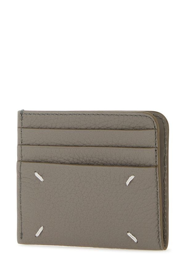 MAISON MARGIELA | Dove grey leather card holder