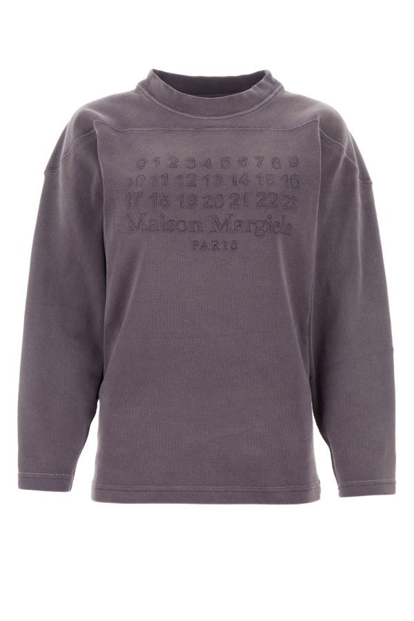 MAISON MARGIELA | Purple cotton sweatshirt