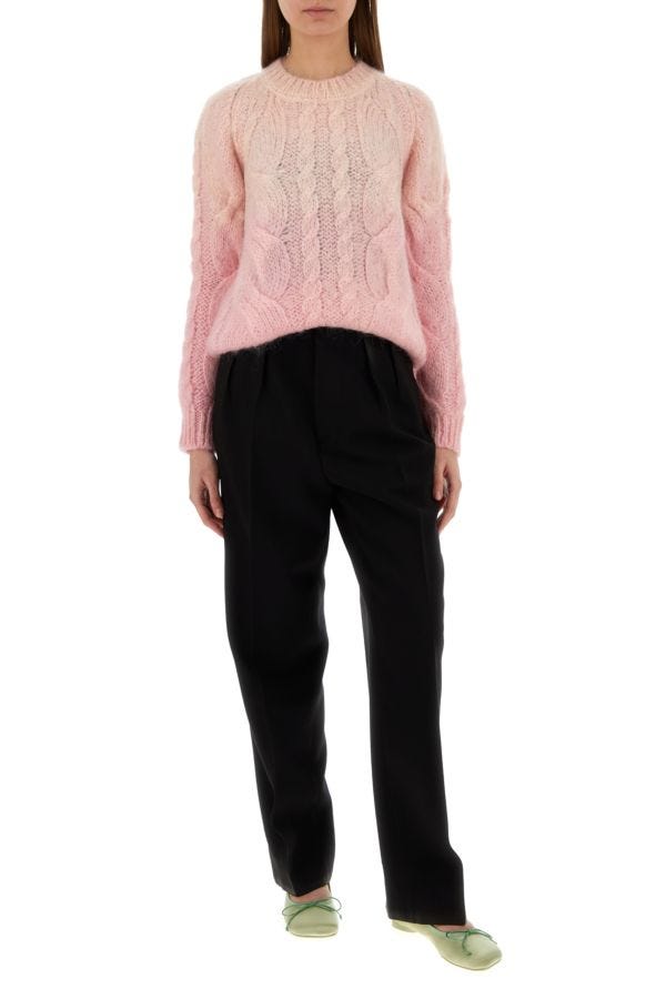 MAISON MARGIELA | Pink mohair blend sweater