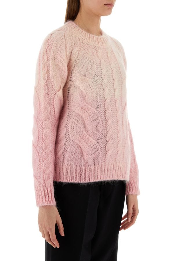 MAISON MARGIELA | Pink mohair blend sweater