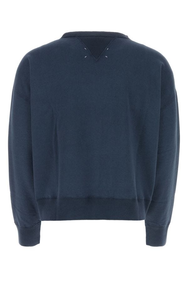 MAISON MARGIELA | Navy blue cotton sweatshirt