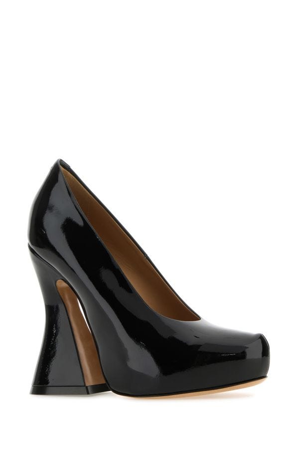 MAISON MARGIELA | Black leather Sketch pumps