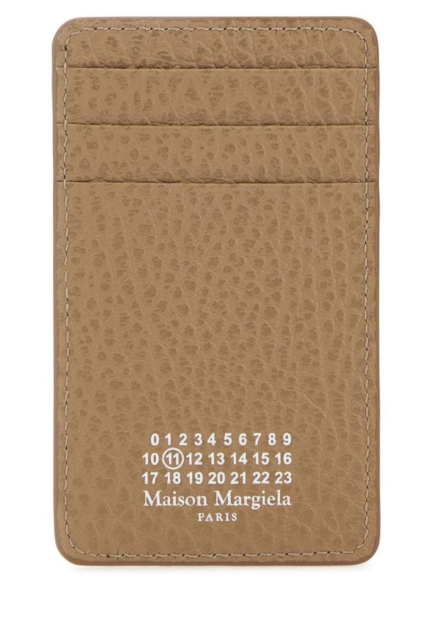 MAISON MARGIELA | Beige leather card holder