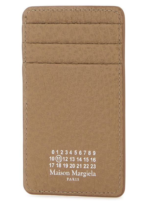 MAISON MARGIELA | Beige leather card holder