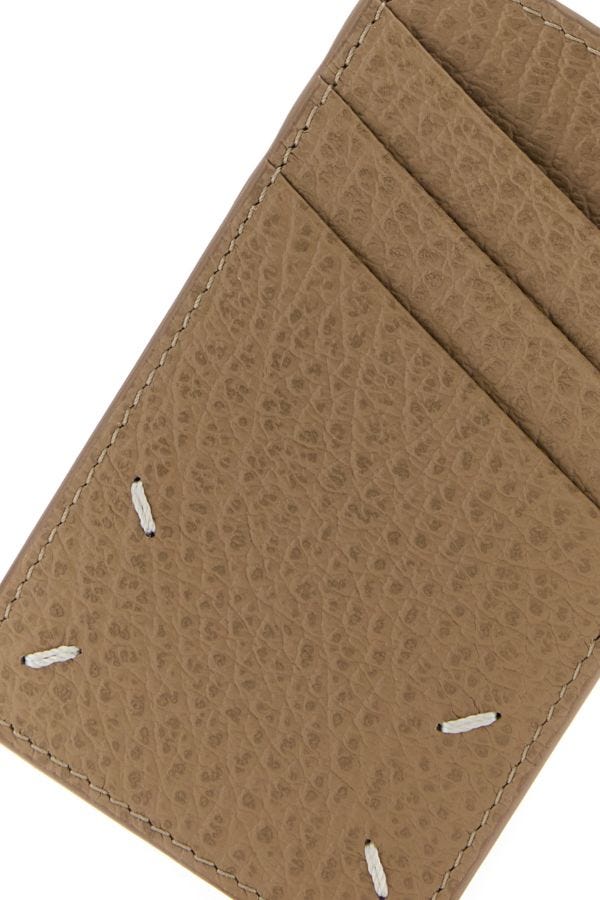 MAISON MARGIELA | Beige leather card holder