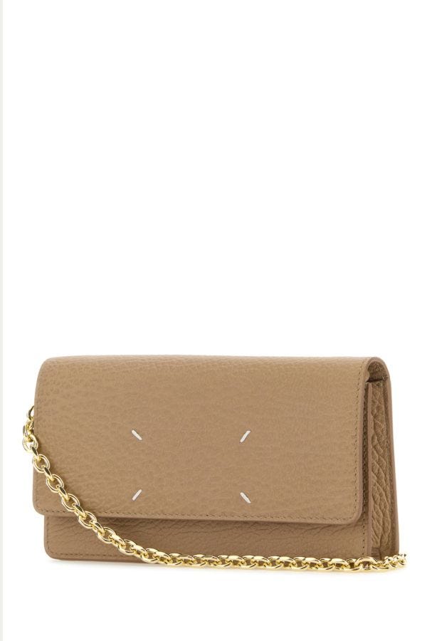 MAISON MARGIELA | Antiqued pink leather clutch