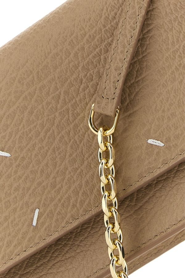 MAISON MARGIELA | Antiqued pink leather clutch