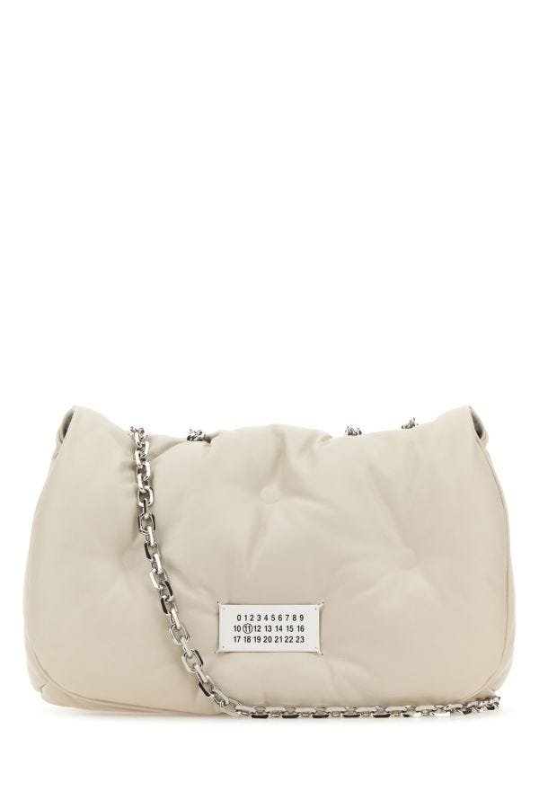 MAISON MARGIELA | Chalk nappa leather medium Glam Slam shoulder bag