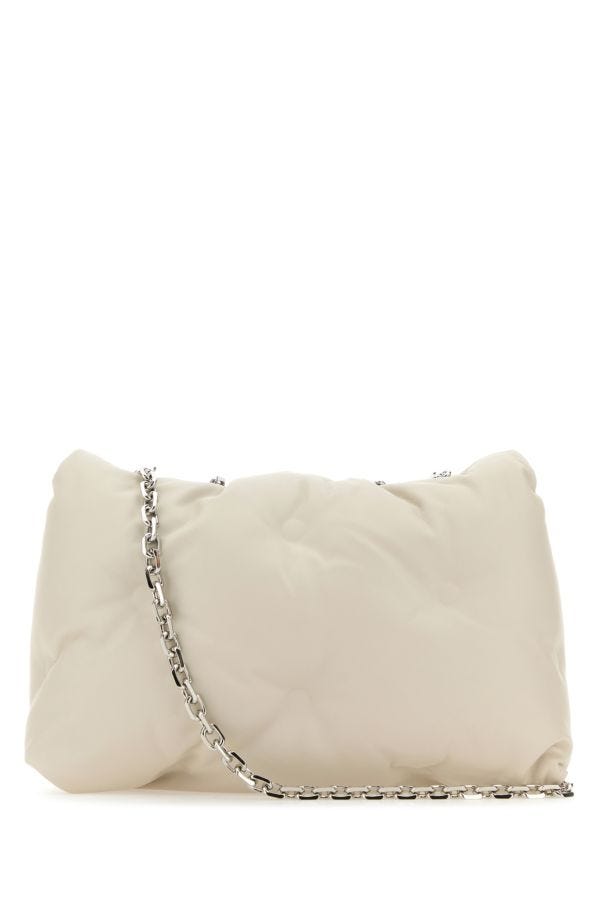 MAISON MARGIELA | Chalk nappa leather medium Glam Slam shoulder bag