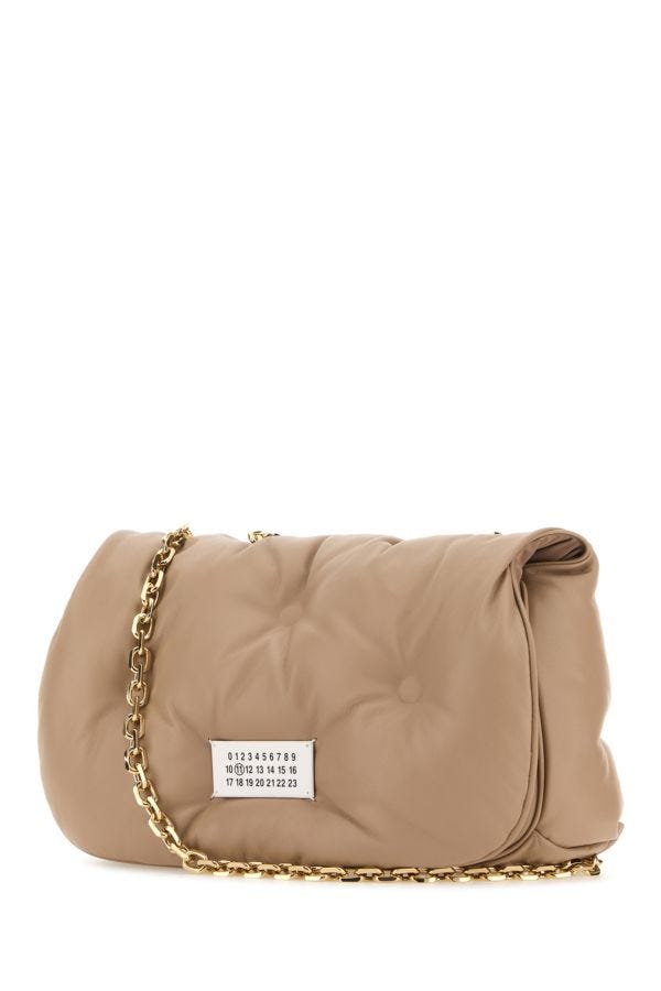 MAISON MARGIELA | Antiqued pink nappa leather medium Glam Slam shoulder bag