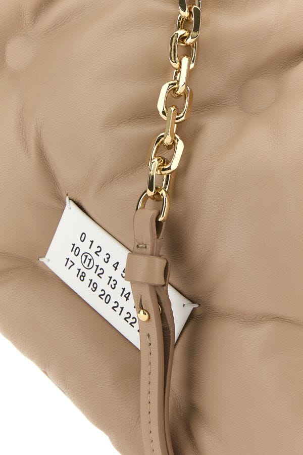 MAISON MARGIELA | Antiqued pink nappa leather medium Glam Slam shoulder bag