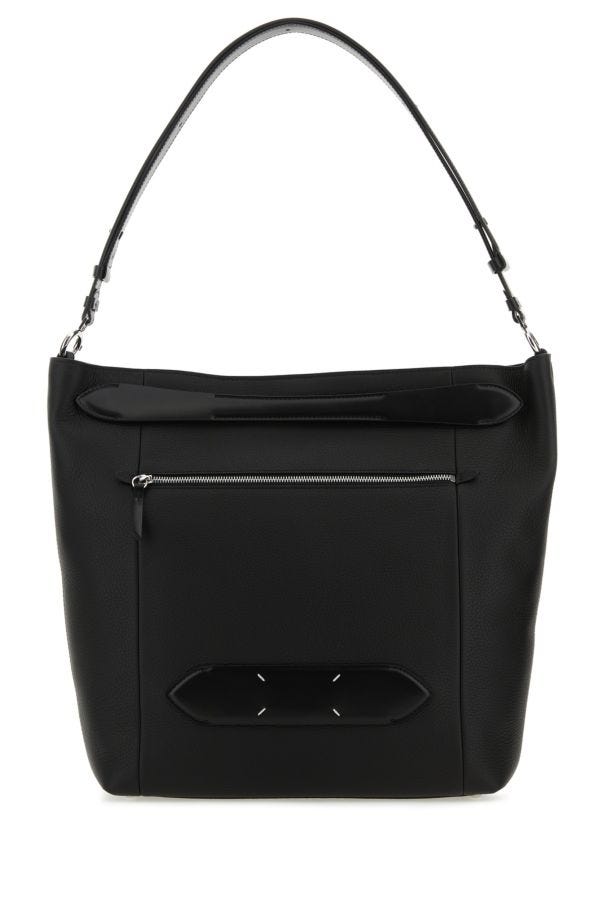 MAISON MARGIELA | Black leather Soft 5AC shopping bag