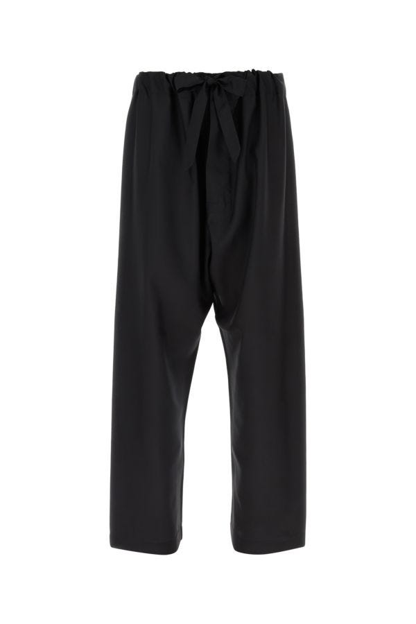 MAISON MARGIELA | Black silk pyjamas pant
