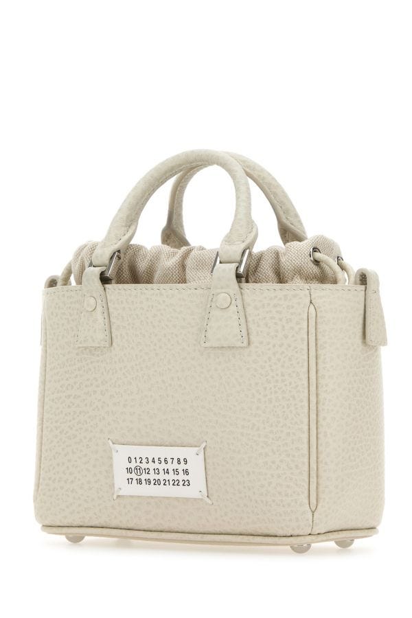 MAISON MARGIELA | Chalk leather 5ac Tote Horizontal handbag