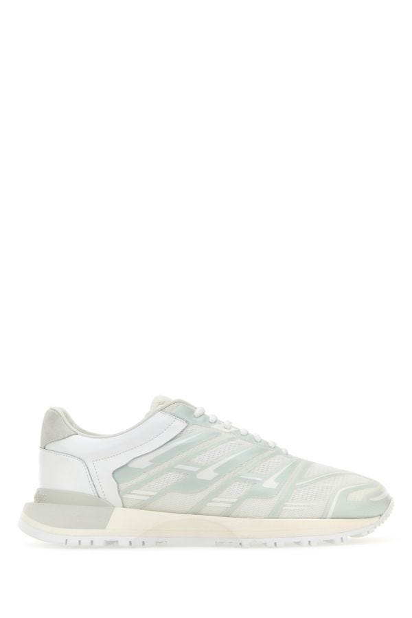 MAISON MARGIELA | White mesh and rubber 50-50 sneakers