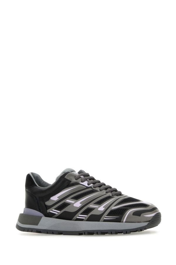 MAISON MARGIELA | Multicolor mesh and rubber 50-50 sneakers
