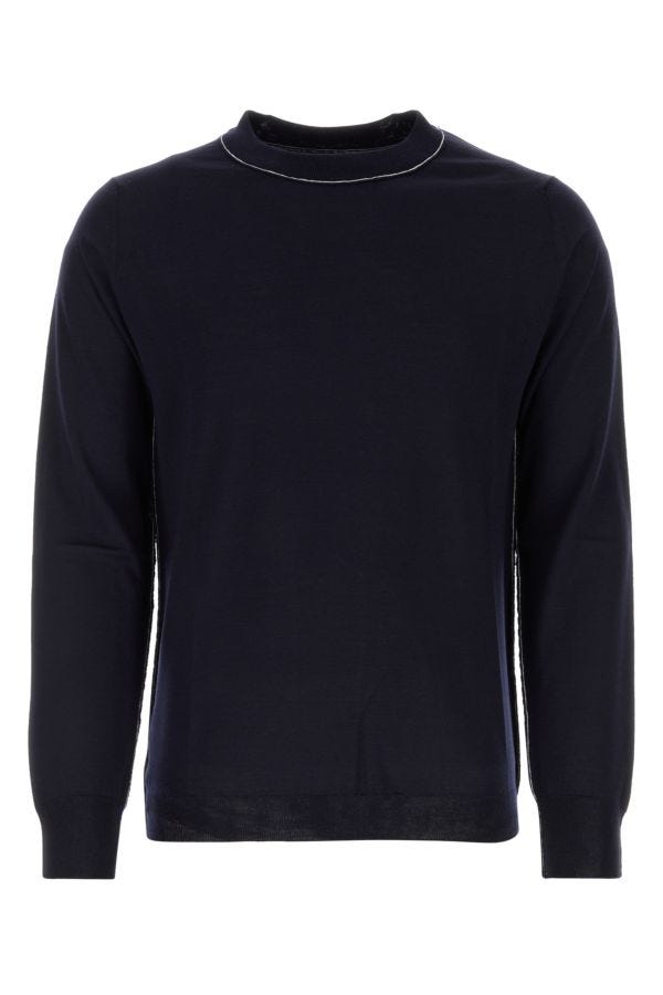 MAISON MARGIELA | Midnight blue wool blend sweater
