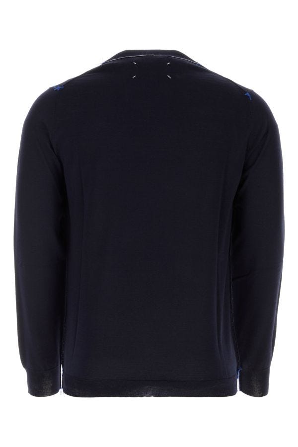 MAISON MARGIELA | Midnight blue wool blend sweater