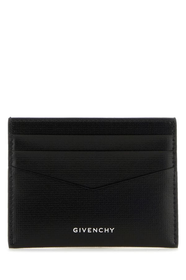 GIVENCHY | Black leather card holder
