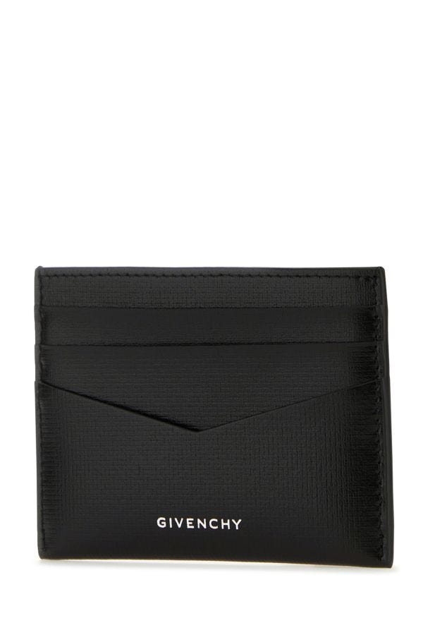 GIVENCHY | Black leather card holder