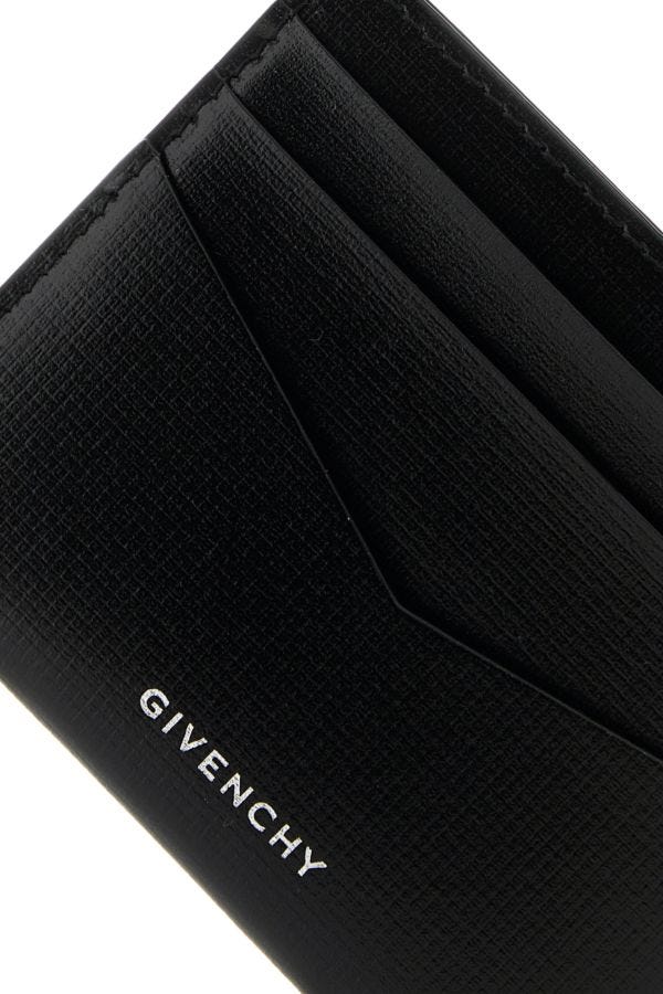 GIVENCHY | Black leather card holder