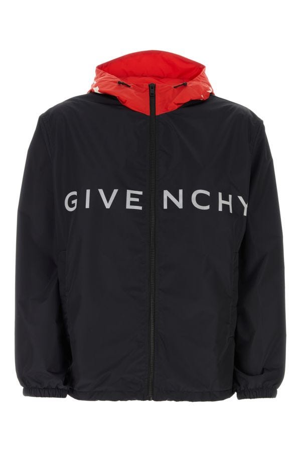 GIVENCHY | Midnight blue polyester windbreaker