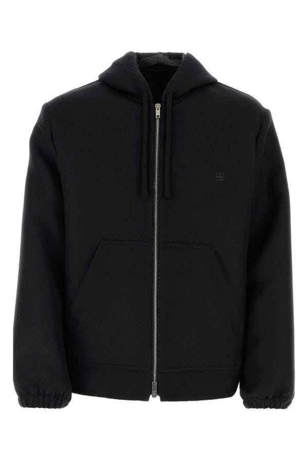 GIVENCHY | Black wool blend sweatshirt