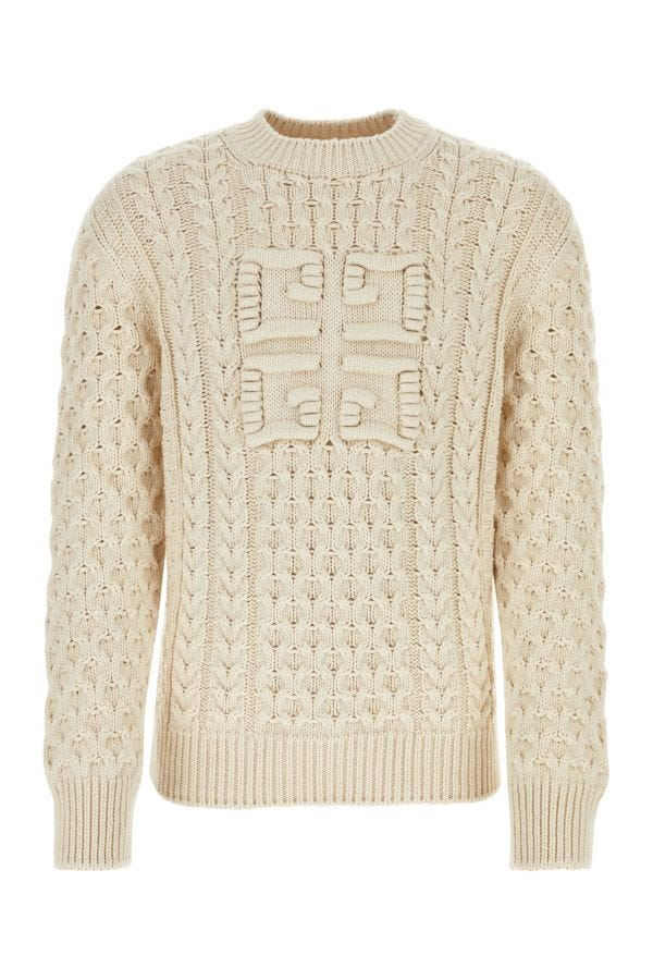 GIVENCHY | Sand cotton blend sweater