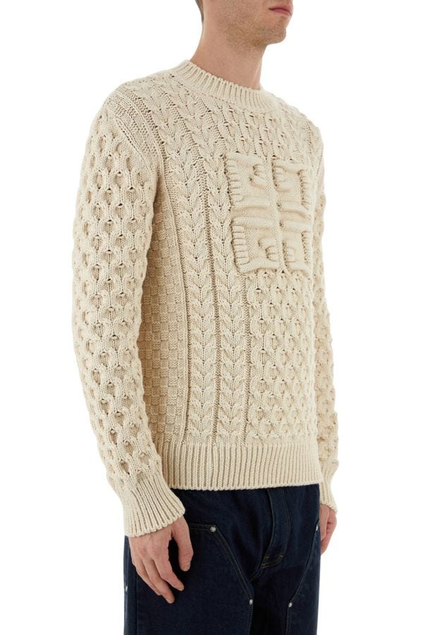 GIVENCHY | Sand cotton blend sweater