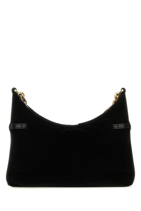 GIVENCHY | Black velvet Voyou Party shoulder bag