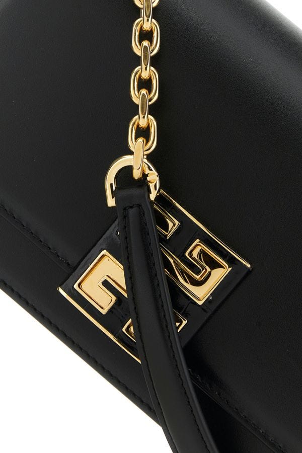 GIVENCHY | Black leather small 4G shoulder bag