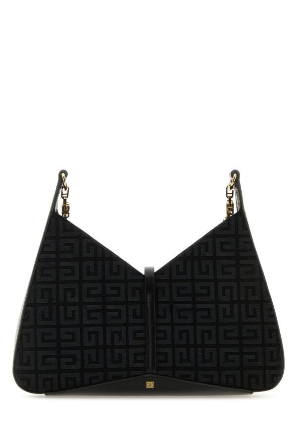 GIVENCHY | Black canvas small Cut-Out shoulder bag