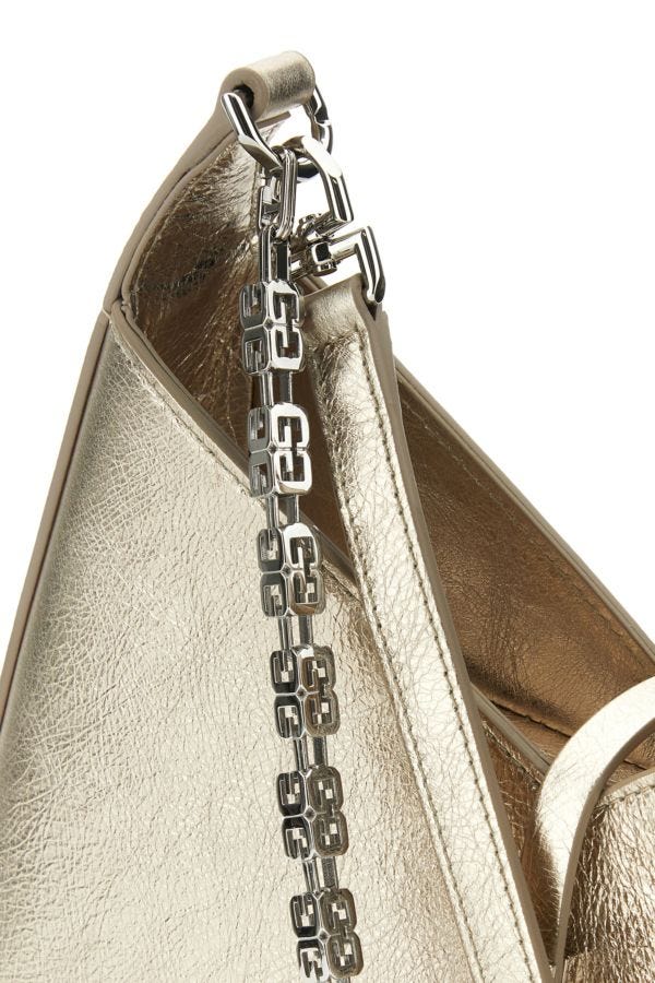 GIVENCHY | Golden rose leather small Cut-Out shoulder bag