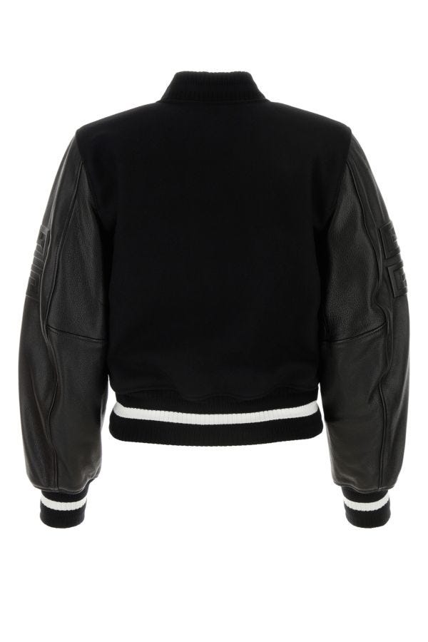GIVENCHY | Black wool blend bomber jacket