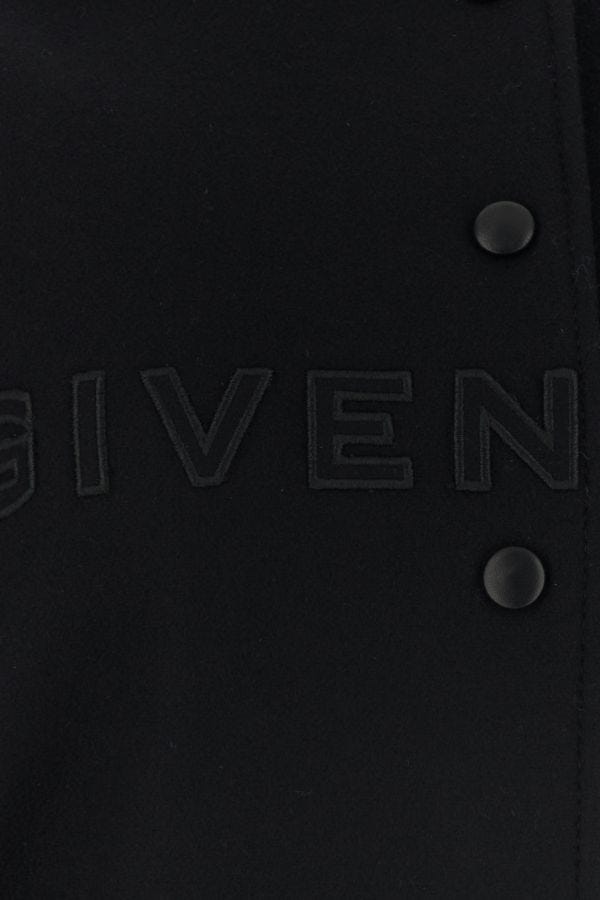 GIVENCHY | Black wool blend bomber jacket