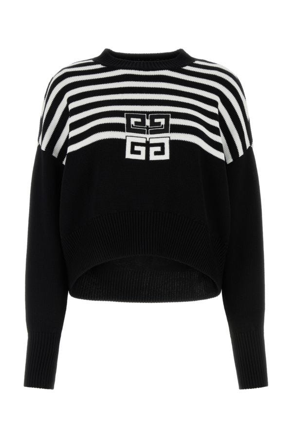 GIVENCHY | Black viscose blend oversize sweater