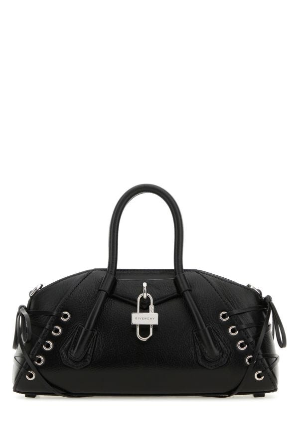 GIVENCHY | Black leather mini Antigona Stretch handbag