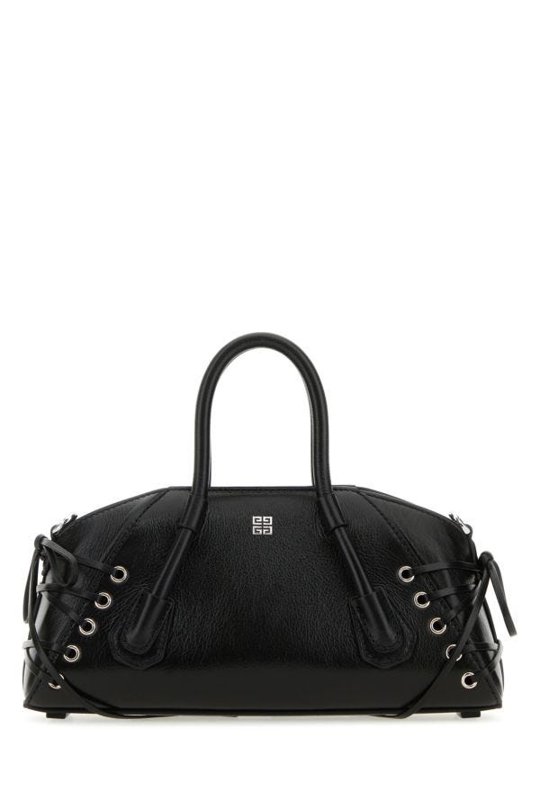 GIVENCHY | Black leather mini Antigona Stretch handbag