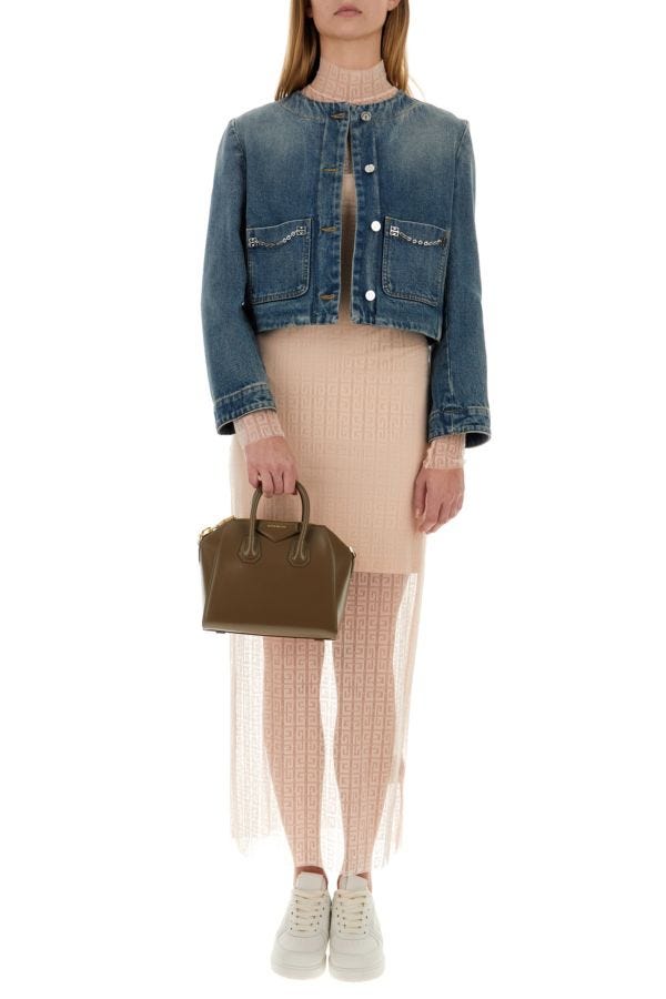 GIVENCHY | Pink lace 4G dress