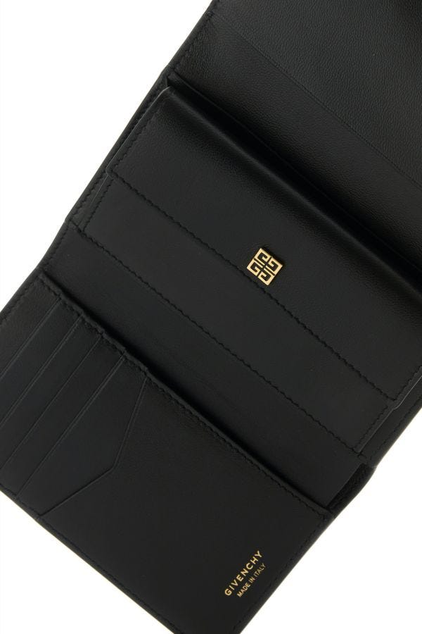 GIVENCHY | Black leather 4G wallet
